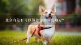 北京有没有可以领养宠物狗的地方？我在北京，想免费领养一只宠物狗！ 我会好好照顾它的