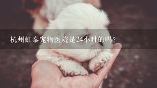 杭州虹泰宠物医院是24小时的吗？