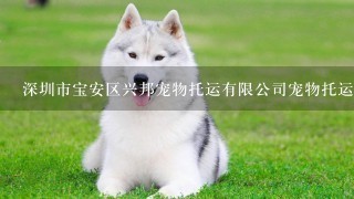深圳市宝安区兴邦宠物托运有限公司宠物托运付款之后,公司说是匿名付款,系统查