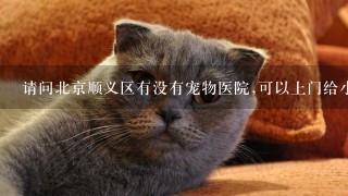 请问北京顺义区有没有宠物医院,可以上门给小猫猫做