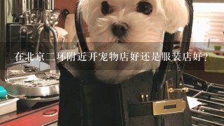 在北京二环附近开宠物店好还是服装店好？