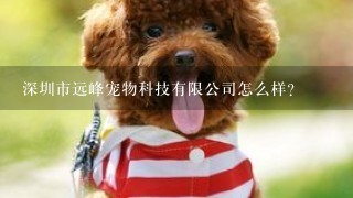 深圳市远峰宠物科技有限公司怎么样？