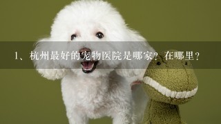 杭州最好的宠物医院是哪家？在哪里？