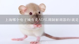 上海哪个电子城有卖ADSL调制解调器的(就是上网猫。