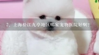 上海松江九亭地区哪家宠物医院好啊？
