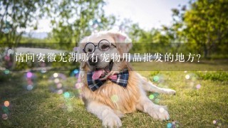 请问安徽芜湖哪有宠物用品批发的地方？