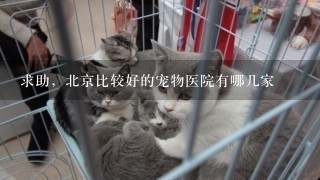 求助，北京比较好的宠物医院有哪几家
