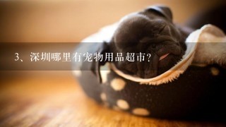 深圳哪里有宠物用品超市?