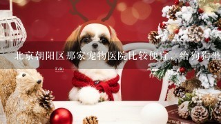 北京朝阳区那家宠物医院比较便宜，给狗狗坐做剖腹产比较便宜
