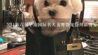 2011第六届华南国际名犬大赛暨宠物用品博览会啥时候开始?在哪里举办?